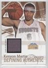 2004-05 Fleer Throwbacks Defining Authentic Jerseys #KM - Kenyon Martin