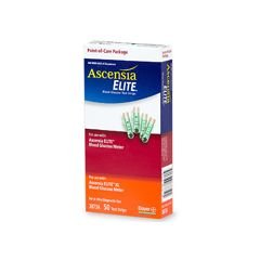 Ascensia ELITE Test Strips - Box of 50 - Box