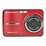 AgfaPhoto Precisa 1430 Digitalkamera (14,1 Megapixels, 3-fach opt. Zoom, 6,10 cm (2,4 Zoll) LCD) Inkl. Software-Paket rot