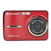 AgfaPhoto Precisa 1430 Digitalkamera (14,1 Megapixels, 3-fach opt. Zoom, 6,10 cm (2,4 Zoll) LCD) Inkl. Software-Paket rot