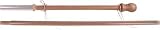 60in. 2 pc. Wood House Flag Pole