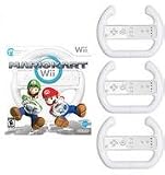 Wii Mario Kart with Official Nintendo Wheel plus 3 CTA Wheels