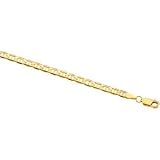 14K Yellow Gold Anchor Chain - 24 inches