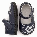 Jack & Lily My Shoes Hibiscus Sandle-Navy (12-18 Months)