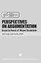Perspectives on Argumentation: Essays in Honor of Wayne Brockriede