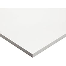 PVC (Polyvinyl Chloride) Sheet, Opaque White, Standard Tolerance, Meets UL 94/ASTM D1784 Specifications
