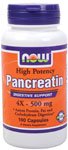 Pancreatin by NOW Foods - Digestive Support (500 mg - 100 Capsules)