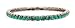 L. Erickson USA Swarovski Crystal Stretch Bracelet - Emerald Swarovski