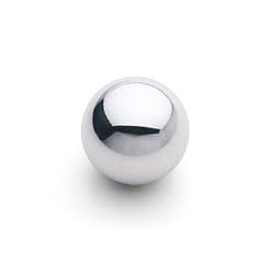 Solid 14KT White Gold REPLACEMENT BALL 4mm - 16 Gauge