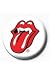 Rolling Stones Lips Tm LOGO Fangs METAL PIN BADGE