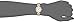Anne Klein Women's AK/1950MPBK Gold-Tone and Black Leather Strap Watch