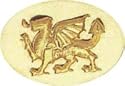 Welsh Dragon oval Wax Seal Stamp