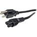 New 6 Foot Mickey Mouse Power Cord Computer Wall Outlet Laptop Power 3 Slot Type