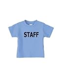 STAFF (2 SIDED PRINT) on Infant & Toddler Cotton T-Shirt (in 29 colors)