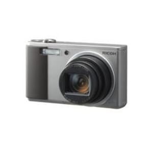 Ricoh R8 Digitalkamera (10 Megapixel, 7,1-fach opt. Zoom, 6,9 cm (2,7 Zoll) Display, Bildstabilisator) silber