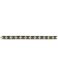 Ceramic Couture™ & 14kt Yellow Link Bracelet 08.00 Inch Cb110