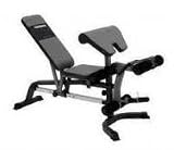 Cap Barbell Flat/Incline/Decline Utility Bench w/ Leg Extension & Arm Curl