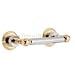 California Faucets Single Post Paper Holder/Towel Ring 57-STP-PG 24k Polished Gold
