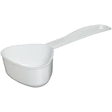 Rubbermaid Commercial FG9G8200WHT Measuring Scoop for Shelf Ingredient Bin, 1/2-Cup Capacity, White