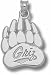 Montana Grizzlies 3/4" "Griz Paw" Pendant - Sterli...