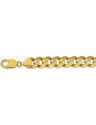 11.5mm Concave Curb Chain 28"