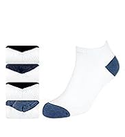 4 Pairs of Freshfeet™ Cotton Rich Piqué Trainer Liner Socks