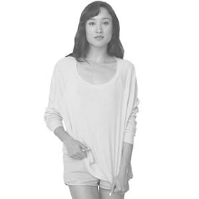 Buy American Apparel Lightweight Sheer Rib Raglan Pullover