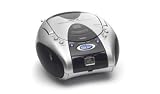 Lenco SCD 26�CD-Player mit Radio silber/schwarz������� - 