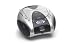 Lenco SCD 26 CD-Player mit Radio silber/schwarz       