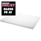 Harman Glossy Fiber Base AI Professional Fine Art Inkjet Paper, 320gsm, 8.5 x 11, 15 Sheets