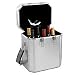Picnic Time Reserve 6-Bottle Insulated, Aluminum Wine Case w/ Corkscrew (Black/Silver)