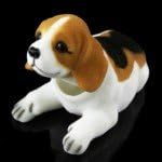 Lovely Nodding Beagle Dog Air Freshener Gadget (Yellow)