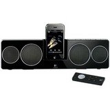 Logitech Pure-Fi Anywhere 2 speaker system for iPod and iPhone with Dock Connector.