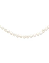 14k Yellow 20in Gold 6-6.5mm White Freshwater Cultured Pearl Necklace.