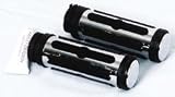 Large Grips Horizontal Chrome & Rubber w/logo 56263-96A