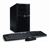 EMachines ET1831-01 Desktop, 1.6GHz Intel Celeron 420, 3GB, 320GB, 16X DVD±R/RW, Keyboard, Mouse, Windows 7 Home Premium 64-bit, Factory Refurbished (C-Stock)