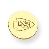 14K Kansas City Chiefs Disc w/Logo Tie Tac