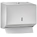 Bradley 252 Stainless Steel Paper Towel Dispenser, 350 Multi-fold or 200 C-fold Towels