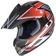 ATV Motocross Helmet 405-189 Matt Red