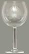 Individually Hand Etched Scallop Shell Red Wine Glass 7 1/4"H Set / 4