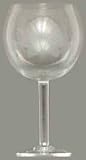 Individually Hand Etched Scallop Shell Red Wine Glass 7 1/4"H Set / 4