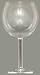Individually Hand Etched Scallop Shell Red Wine Glass 7 1/4"H Set / 4