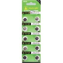 10 of AG9/394A Alkailine Button Cell Watch Battery
