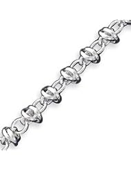 Sterling Silver 7.5 Inch Fancy Link Bracelet - 7.5 Inch