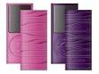 Belkin Ipod Nano 4G Silicon sleeve, textured, pink and purple, 2 pack