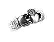 Sterling Silver Celtic Claddagh Puzzle Band Ring (Size 6,7,8,9,10,11,12)