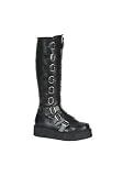 2 Inch P/F 9 Buckle Veggie Pu Creeper Boot