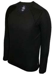 Terramar Men\'s 2-Layer Authentic Polyester Thermal Crew