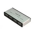 LogiLink USB 2.0 Hub 4-Port mit Netzteil aus Aluminium