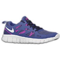 NIKE FREE RUN 2.0 (GS) BIG KIDS 443742-401 (5, BL RCLL/WHITE-VVD GRP-IMPRL PR) Review